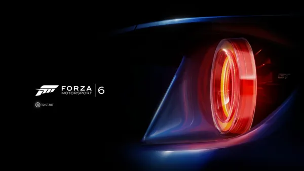 Forza Motorsport 6 Xbox One Title screen