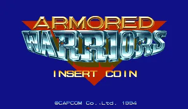 Armored Warriors Arcade Start screen