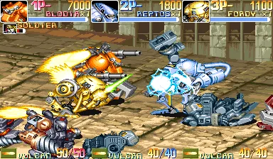 Armored Warriors Arcade Three players (demo)