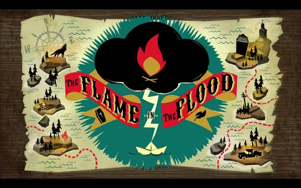 The Flame in the Flood Windows Title screen