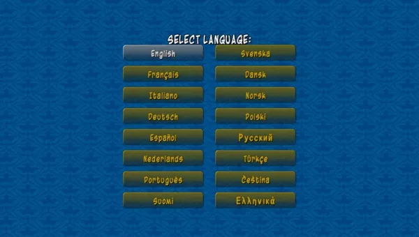 Language selection is pretty rich (Trial version)