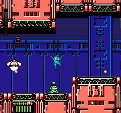 Mega Man 4 NES Bright Man&#x27;s stage