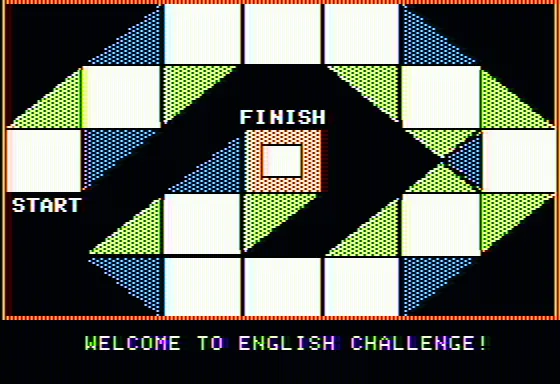 English Challenge Apple II Start screen
