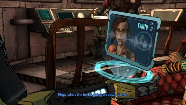 Tales from the Borderlands: Episode 1 - Zer0 Sum PlayStation 4 Contacting Yvette for some help with locating the money suitcase