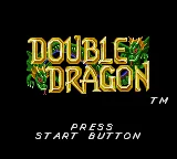 Double Dragon Game Gear Title screen