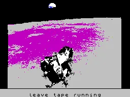 Apollo 11 ZX Spectrum Loading screen