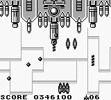 Solar Striker Game Boy Level 5 boss.