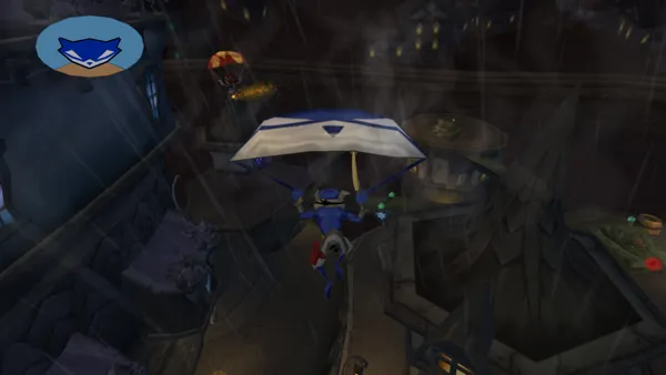 Sly 2: Band of Thieves PlayStation 3 Paragliding over the streets of Prague