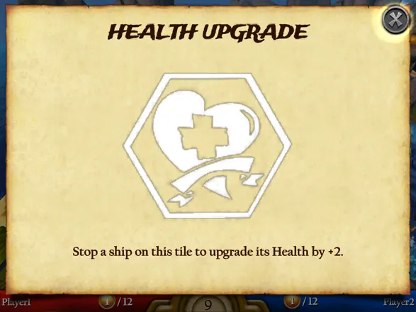 Age of Booty: Tactics iPad Info about the health upgrade