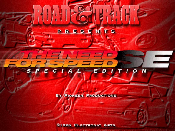 The Need for Speed: Special Edition DOS Main title