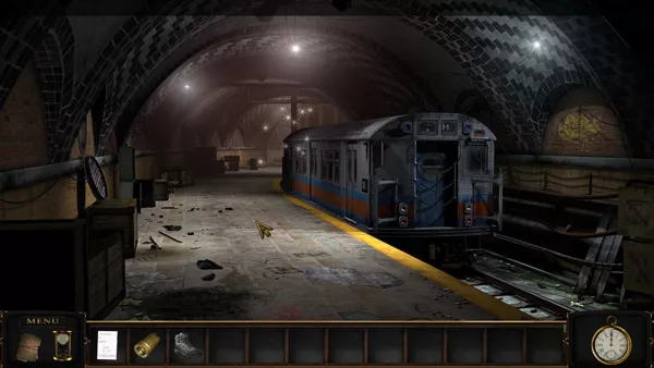 Art of Murder: Deadly Secrets Windows Following the killer through an old subway tunnel