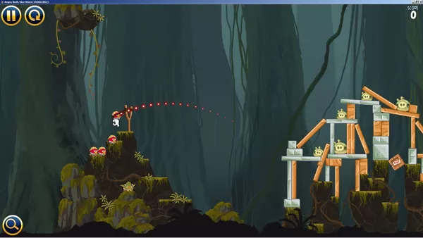 Angry Birds: Star Wars Windows The first mission in The Path Of The Jedi