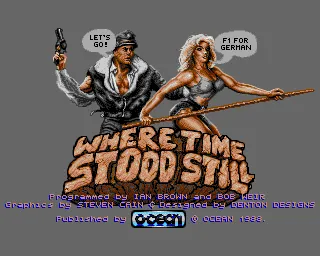 Where Time Stood Still Amiga Title Screen