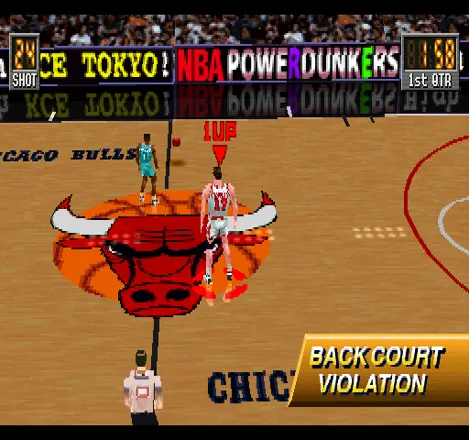 NBA in the Zone 2 PlayStation Back court violation.