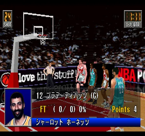 NBA in the Zone 2 PlayStation Free throw 1-shot.