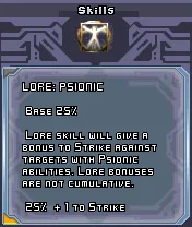 Rifts: Promise of Power N-Gage One of the skills lets you deal more damage to the user of psychic abilities.