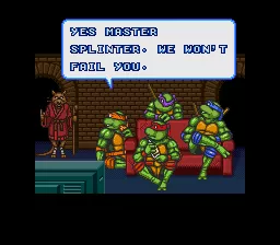 Teenage Mutant Ninja Turtles: Tournament Fighters SNES Intro