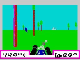 Deathchase ZX Spectrum You can also shoot tanks for bonus points