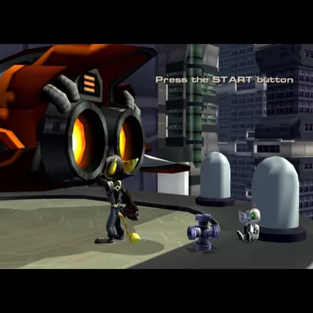 Ratchet &#x26; Clank: Up Your Arsenal PlayStation 2 Title Screen