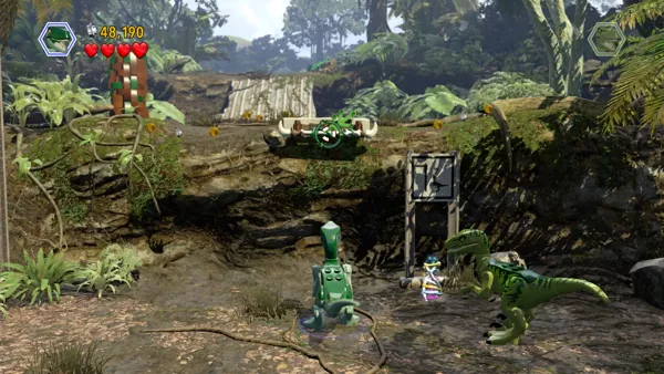 LEGO Jurassic World PlayStation 4 Learning how to catch object with teeth