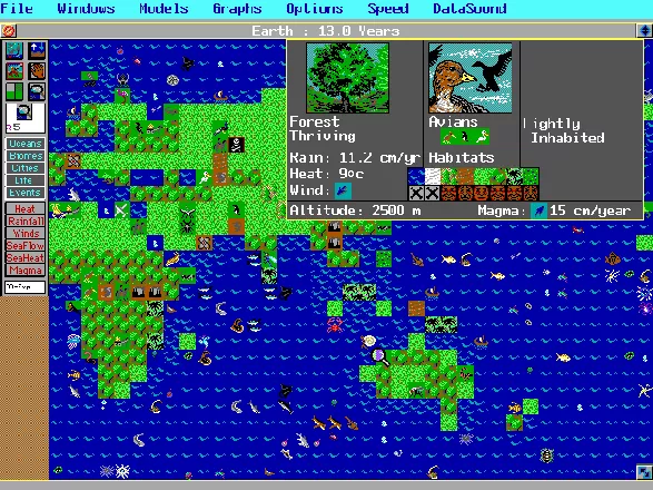 SimEarth: The Living Planet DOS Information