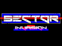 Sector: Invasion ZX Spectrum Loading screen.
