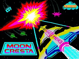 Moon Cresta ZX Spectrum Title screen