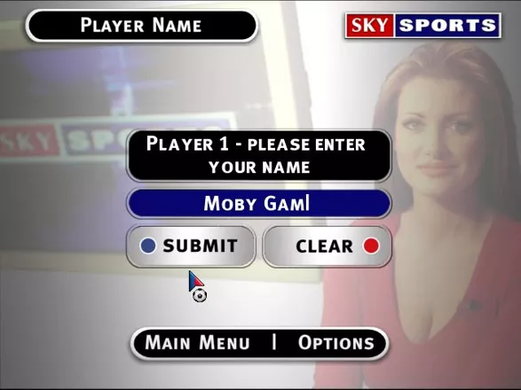 Sky Sports Football Quiz Windows Starting a &#x27;Dream team&#x27; game. Only eight characters allowed as a player id