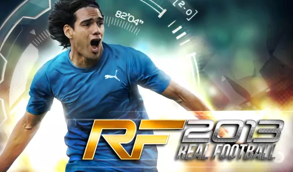 Title screen with this year's cover athlete Falcao