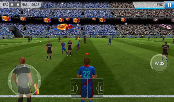 Real Soccer 2013 Android Throw-in