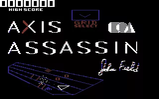 Axis Assassin Commodore 64 Title screen