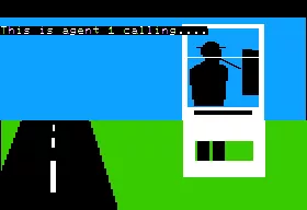 Snooper Troops Apple II Making a phone call.