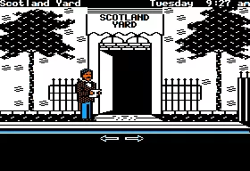 The Scoop Apple II Outside Scotland Yard.