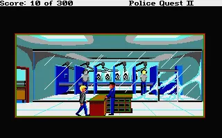 Police Quest 2: The Vengeance Atari ST Shooting range.