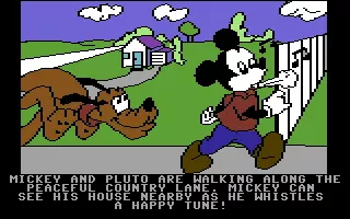 Mickey&#x27;s Space Adventure Commodore 64 Earth - Zip-E-Doo-Dah!