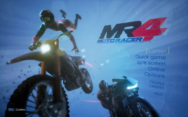 Moto Racer 4 Windows Main menu
