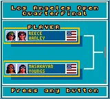 Power Spike: Pro Beach Volleyball Game Boy Color Entering the Los Angeles Open