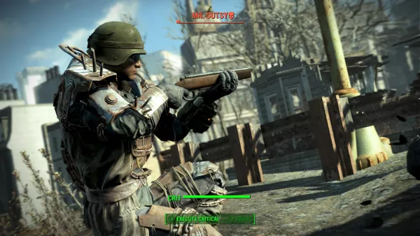 Fallout 4 PlayStation 4 Action camera during VATS combat mode