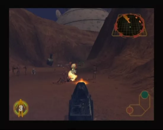 Star Wars: Rogue Squadron III - Rebel Strike GameCube Using imperial cannon to take it upon them
