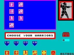 Samurai ZX Spectrum Try again on level 1.