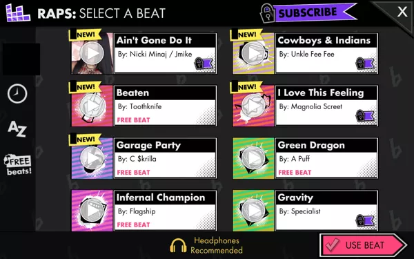 Nicki Minaj: The Empire Android Select a beat to rap to.