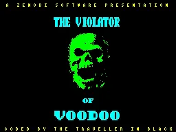 The Violator of Voodoo ZX Spectrum The title screen