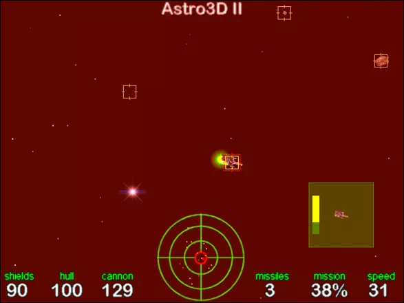 Astro3D II Windows Taking damage.