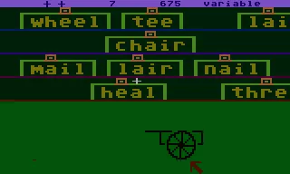 Don&#x27;t Shoot That Word! Atari 8-bit In the rhyming game the rhyming words should be shot
