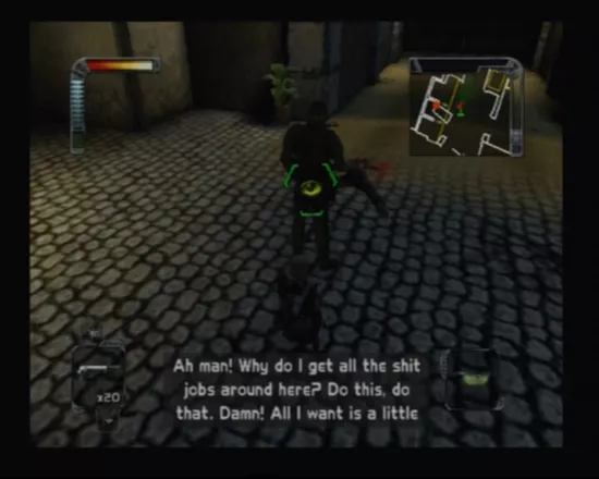 Rogue Ops PlayStation 2 When you&#x27;re behind an enemy soldier, you can pickpocket him or perform a bone crushing combos