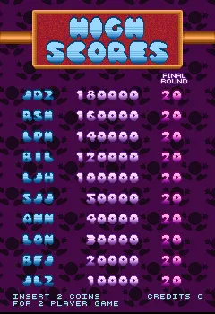 Peggle Arcade High scores