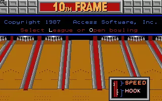10th Frame Atari ST Title screen