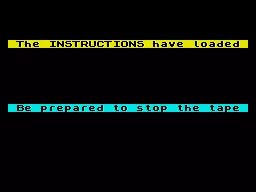 The Gordello Incident ZX Spectrum The game loads the detailed backstory and instructions first