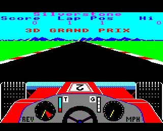 3D Grand Prix BBC Micro About to race