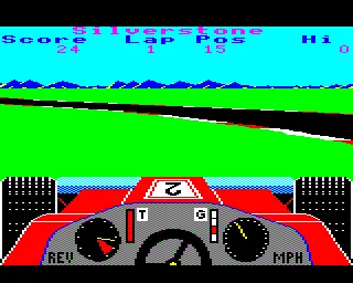 3D Grand Prix BBC Micro Driving off the road